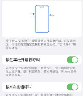 资阳苹果14维修站分享iPhone14如何使用SOS紧急联络 